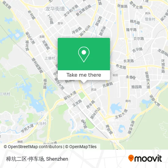 樟坑二区-停车场 map