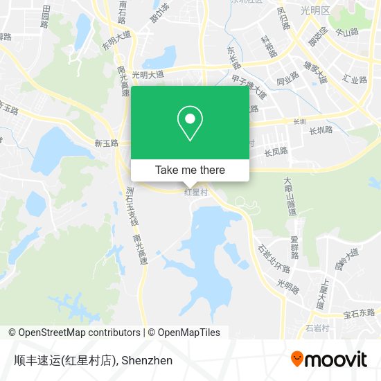 顺丰速运(红星村店) map