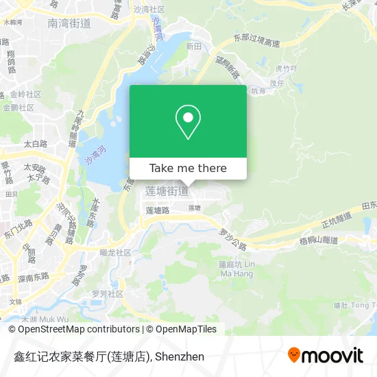 鑫红记农家菜餐厅(莲塘店) map