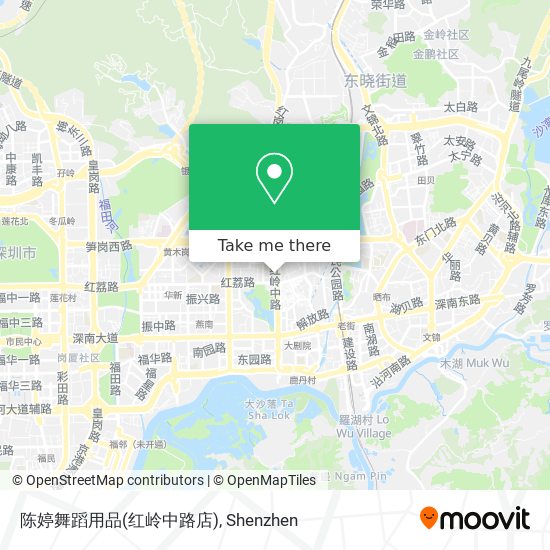 陈婷舞蹈用品(红岭中路店) map