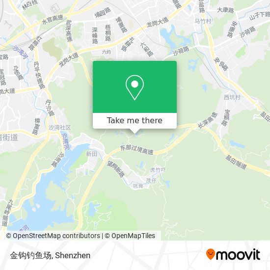 金钩钓鱼场 map
