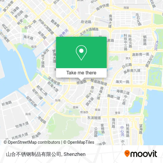 山合不锈钢制品有限公司 map