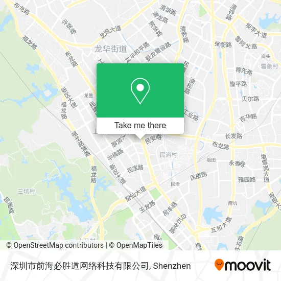 深圳市前海必胜道网络科技有限公司 map