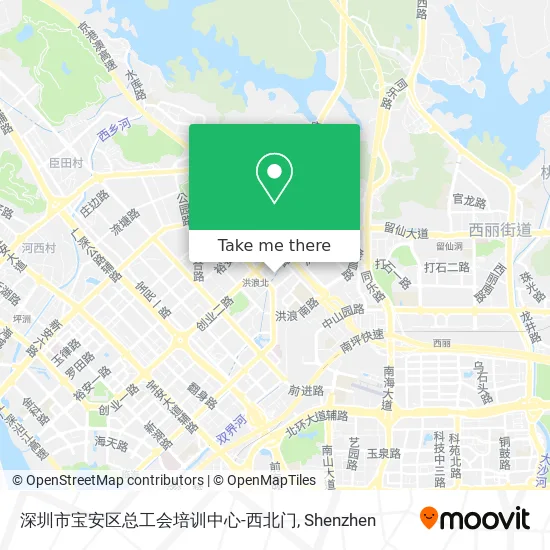 深圳市宝安区总工会培训中心-西北门 map