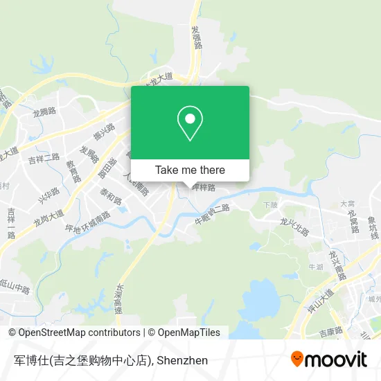 军博仕(吉之堡购物中心店) map