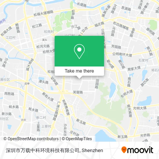 深圳市万载中科环境科技有限公司 map