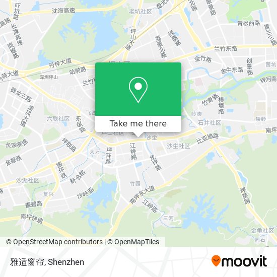 雅适窗帘 map
