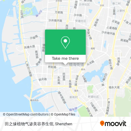 田之缘植物气渗美容养生馆 map