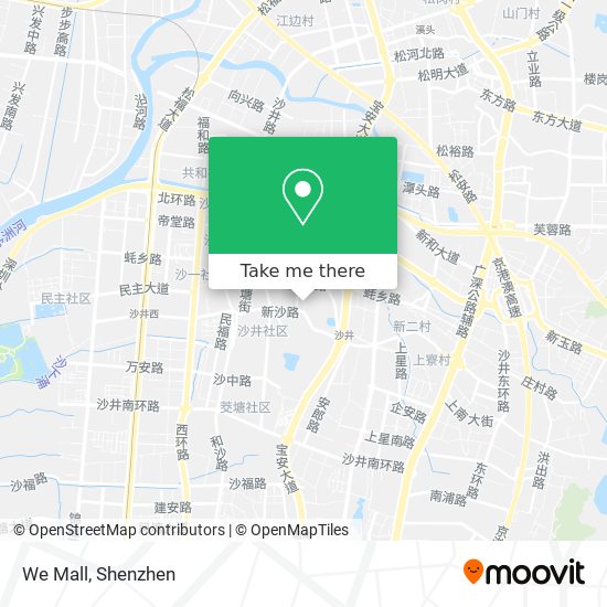 We Mall map