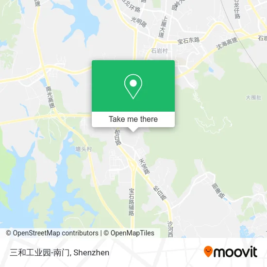 三和工业园-南门 map