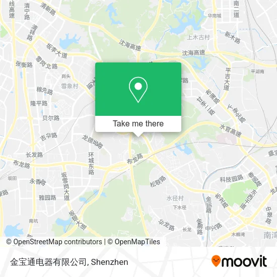 金宝通电器有限公司 map