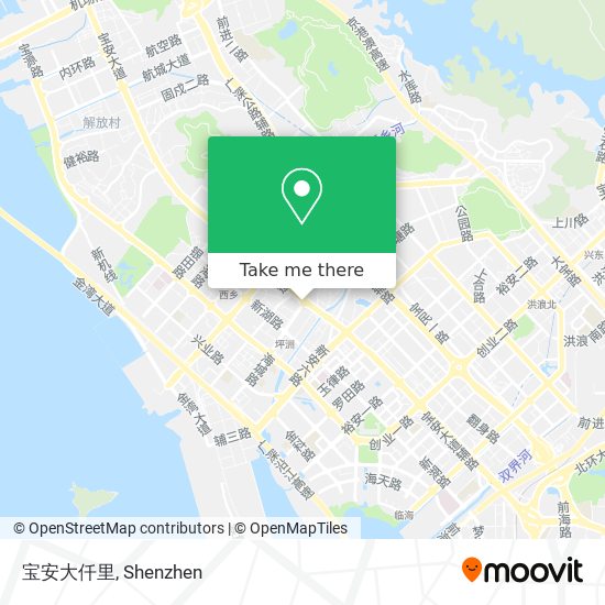 宝安大仟里 map