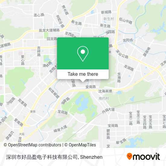 深圳市好品盈电子科技有限公司 map