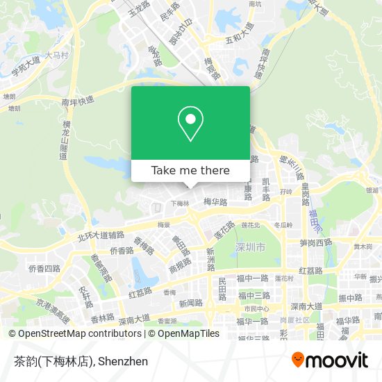 茶韵(下梅林店) map