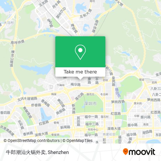 牛郎潮汕火锅外卖 map