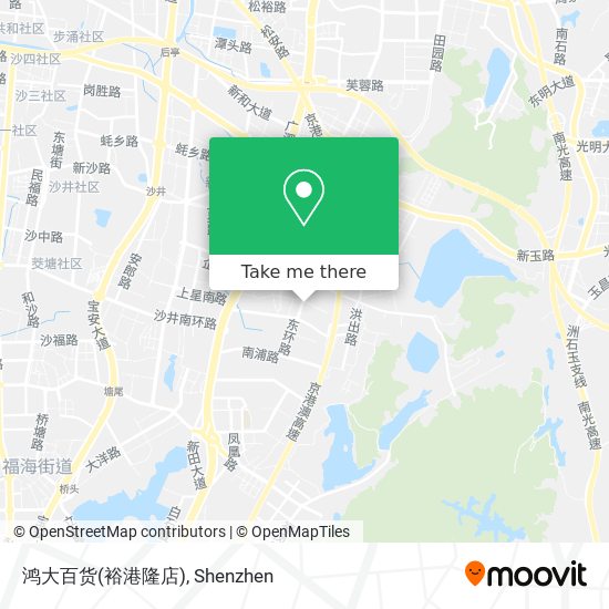 鸿大百货(裕港隆店) map