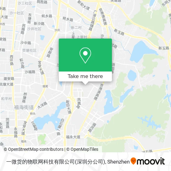 一微货的物联网科技有限公司(深圳分公司) map