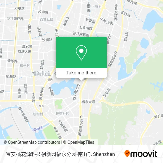宝安桃花源科技创新园福永分园-南1门 map