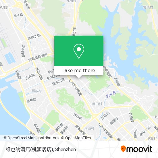 维也纳酒店(桃源居店) map