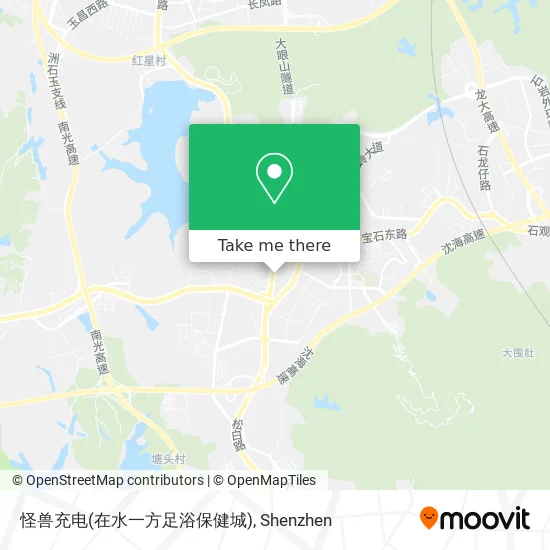 怪兽充电(在水一方足浴保健城) map