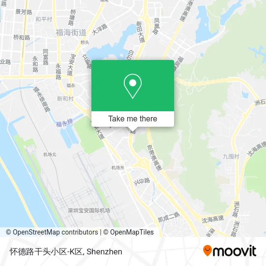 怀德路干头小区-K区 map
