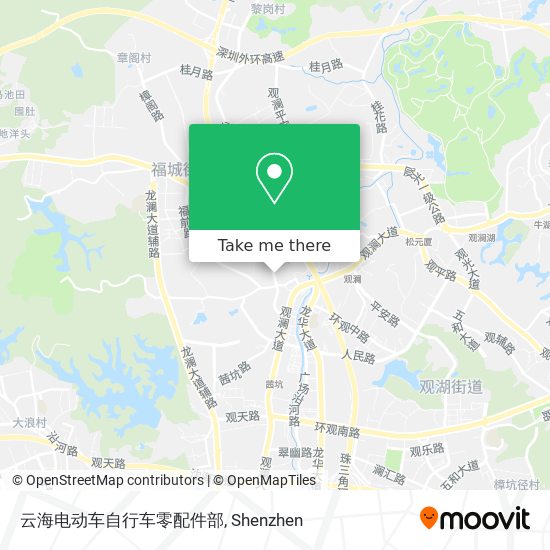 云海电动车自行车零配件部 map