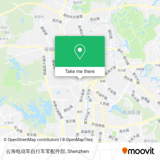 云海电动车自行车零配件部 map