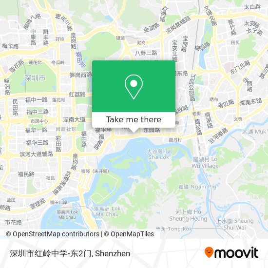 深圳市红岭中学-东2门 map