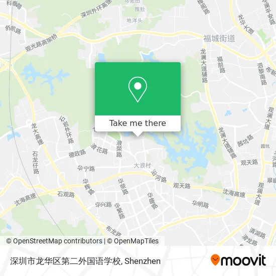 深圳市龙华区第二外国语学校 map