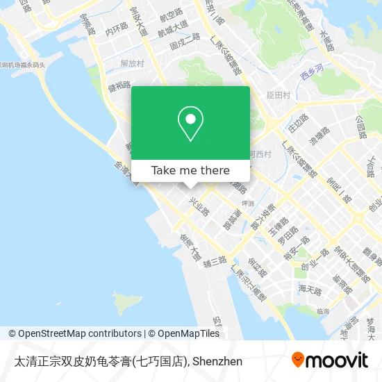 太清正宗双皮奶龟苓膏(七巧国店) map