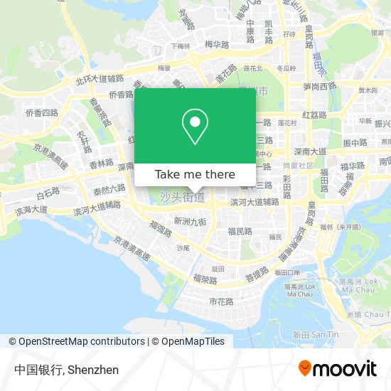 中国银行 map