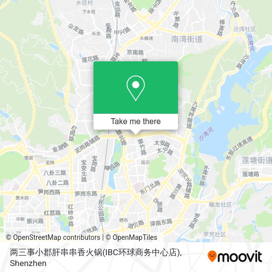 两三事小郡肝串串香火锅(IBC环球商务中心店) map