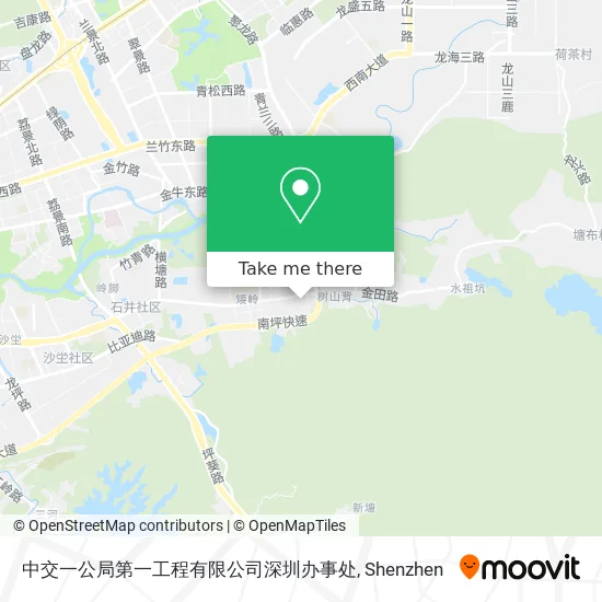 中交一公局第一工程有限公司深圳办事处 map