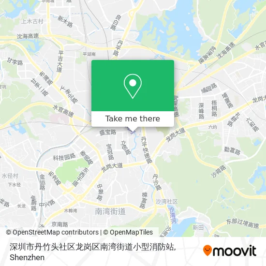 深圳市丹竹头社区龙岗区南湾街道小型消防站 map
