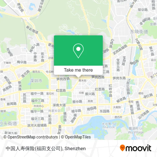 中国人寿保险(福田支公司) map