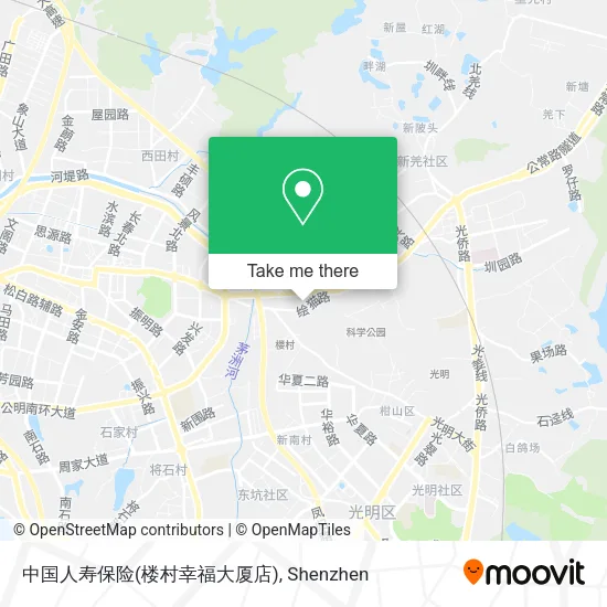 中国人寿保险(楼村幸福大厦店) map