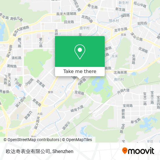 欧达奇表业有限公司 map