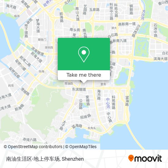 南油生活区-地上停车场 map