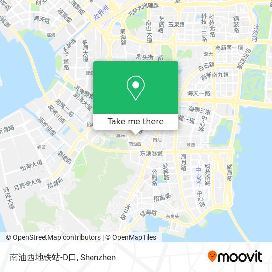 南油西地铁站-D口 map