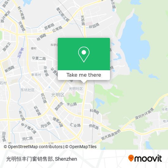 光明恒丰门窗销售部 map