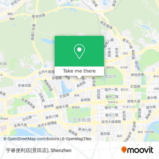 宇睿便利店(景田店) map