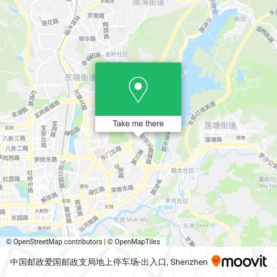 中国邮政爱国邮政支局地上停车场-出入口 map