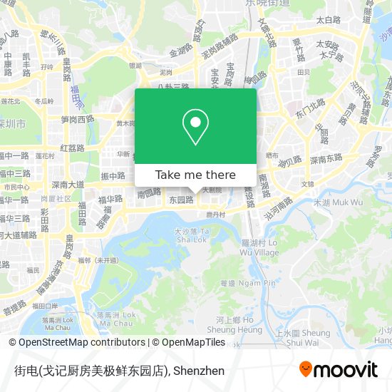 街电(戈记厨房美极鲜东园店) map