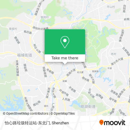 怡心路垃圾转运站-东北门 map