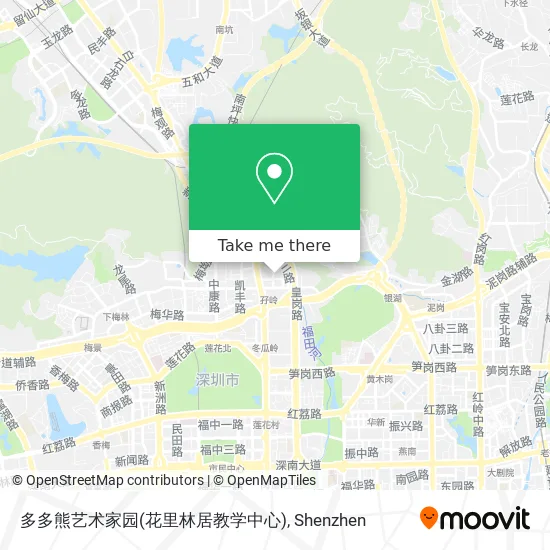 多多熊艺术家园(花里林居教学中心) map