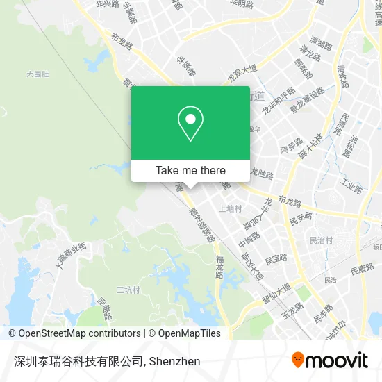 深圳泰瑞谷科技有限公司 map