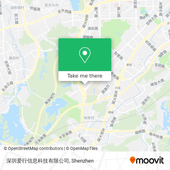 深圳爱行信息科技有限公司 map