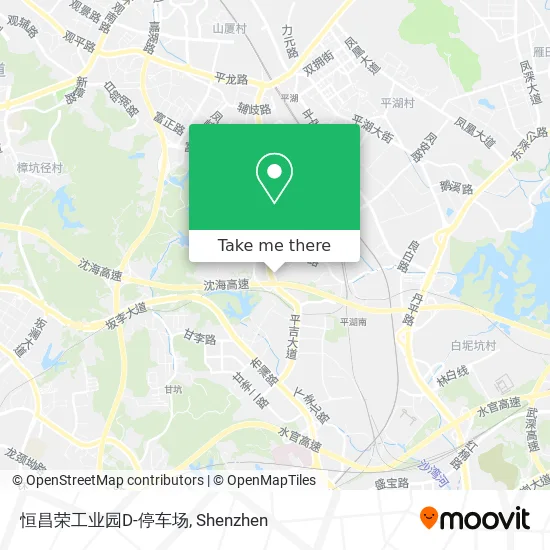 恒昌荣工业园D-停车场 map