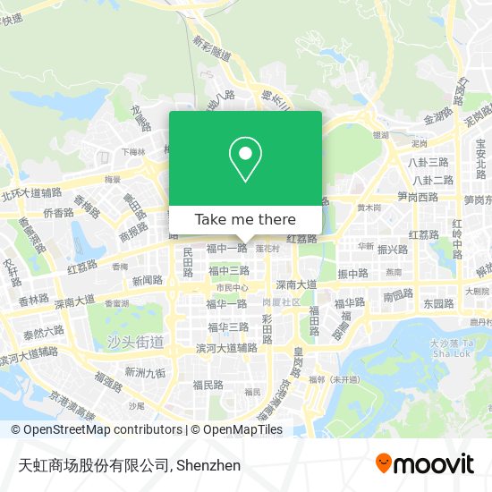 天虹商场股份有限公司 map