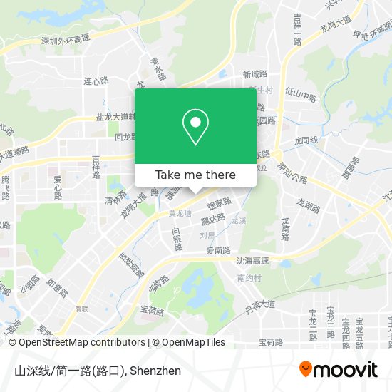 山深线/简一路(路口) map
